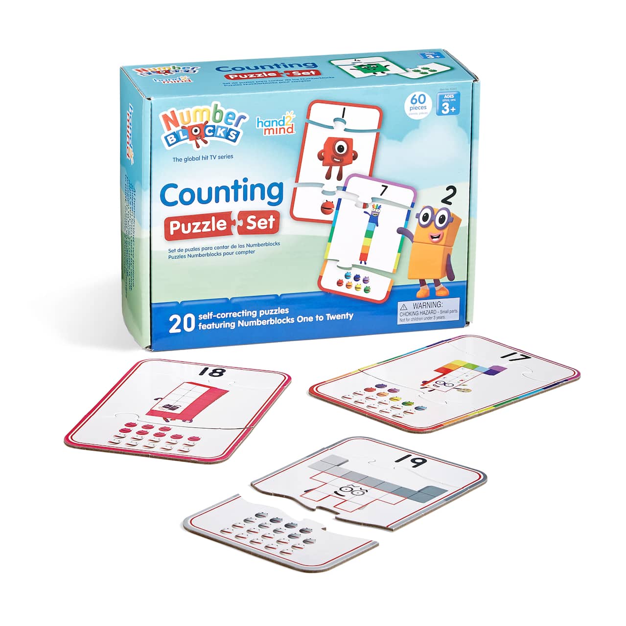 hand2mind Numberblocks&#xAE; Simple Cut Counting Puzzle Set
